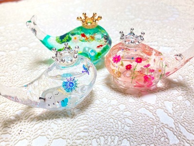 ハンドメイド オーダーページ✧︎✧* オーダーメイド167-銀の鯱-オーバーレイ・ペンダント